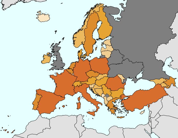 Kort over Danmark